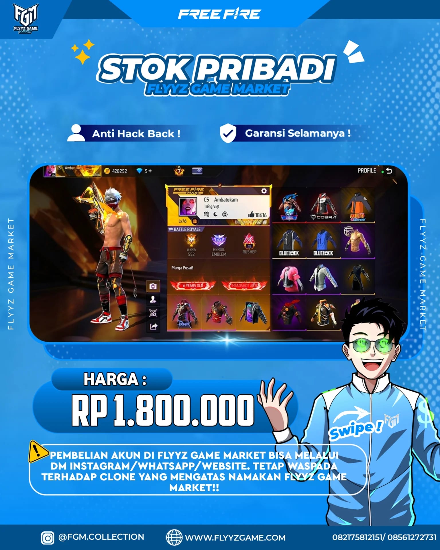 FF GANTENG - KODE J1